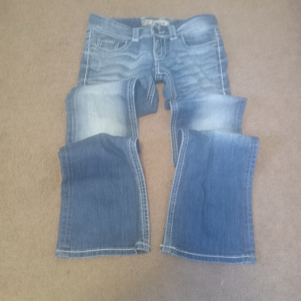 BKE Women's Blue Boot Cut Jeans